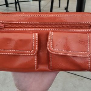Orange wallet by Nine & Co